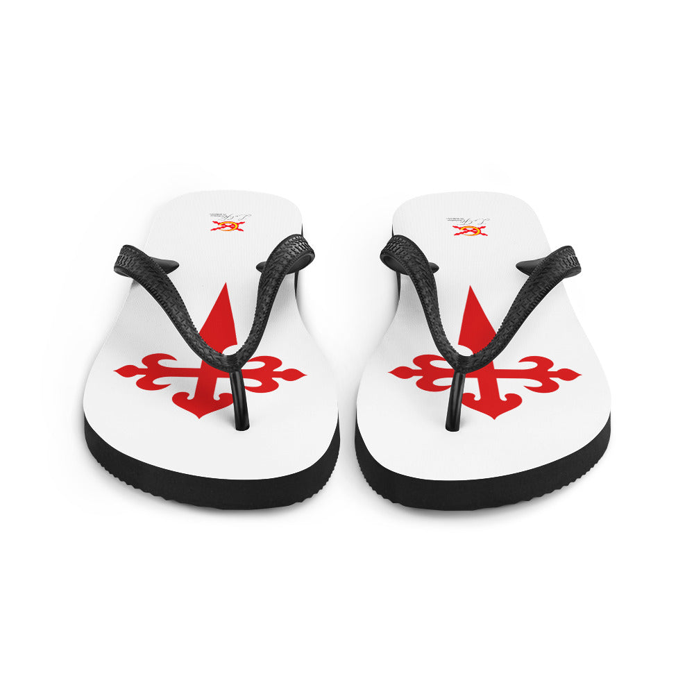 Comprar Chanclas Cruz de Santiago Bandera España La Flamenca de Borgoña Patricia Muñoz VOX