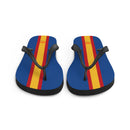 Chanclas Bandera de España azules - LaFlamencadeBorgoña
