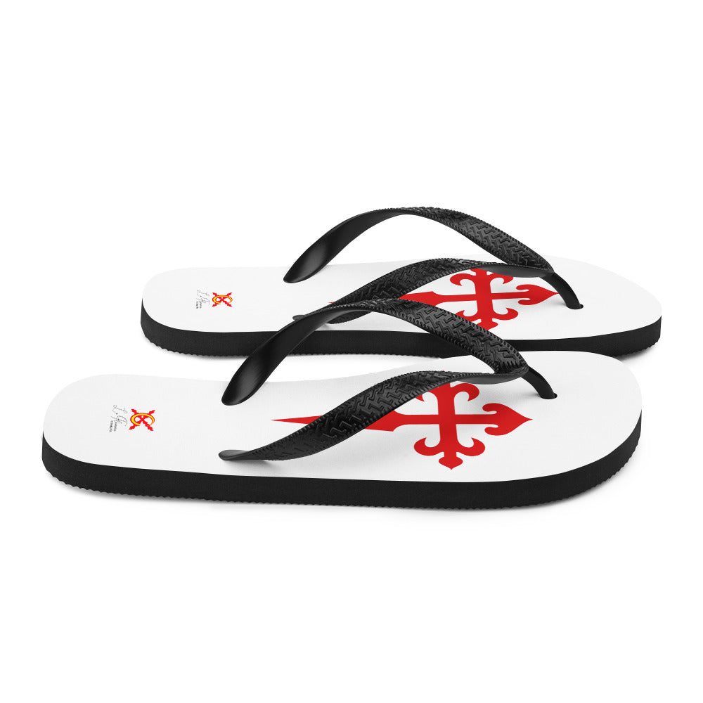 Comprar Chanclas Cruz de Santiago Bandera España La Flamenca de Borgoña Patricia Muñoz VOX