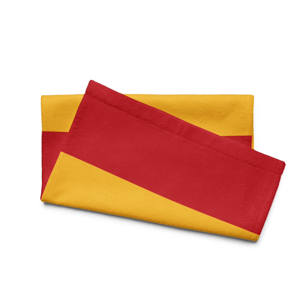 Handtuch mit spanischer Flagge