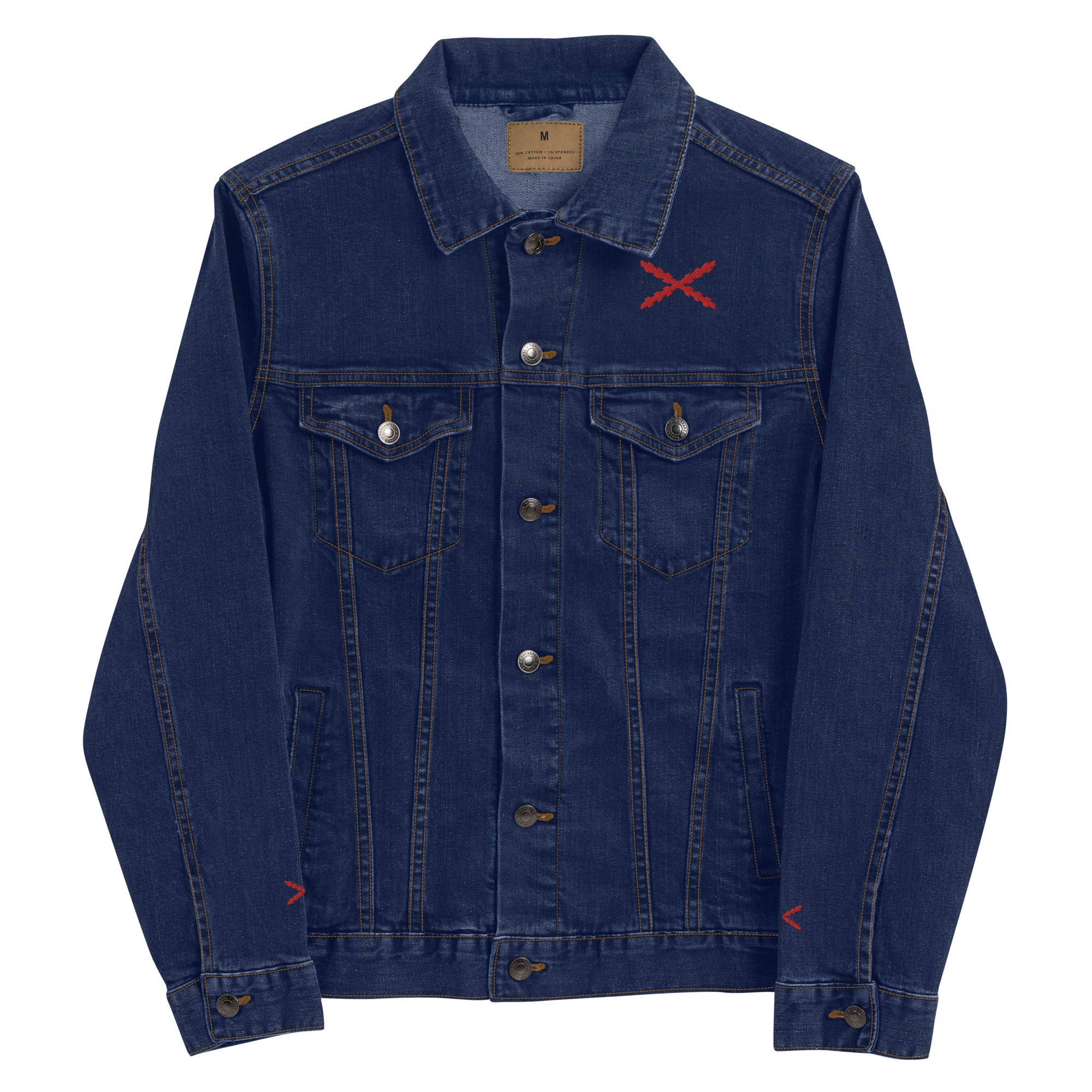 Chaqueta denim unisex Ser Español es un Honor - LaFlamencadeBorgoña