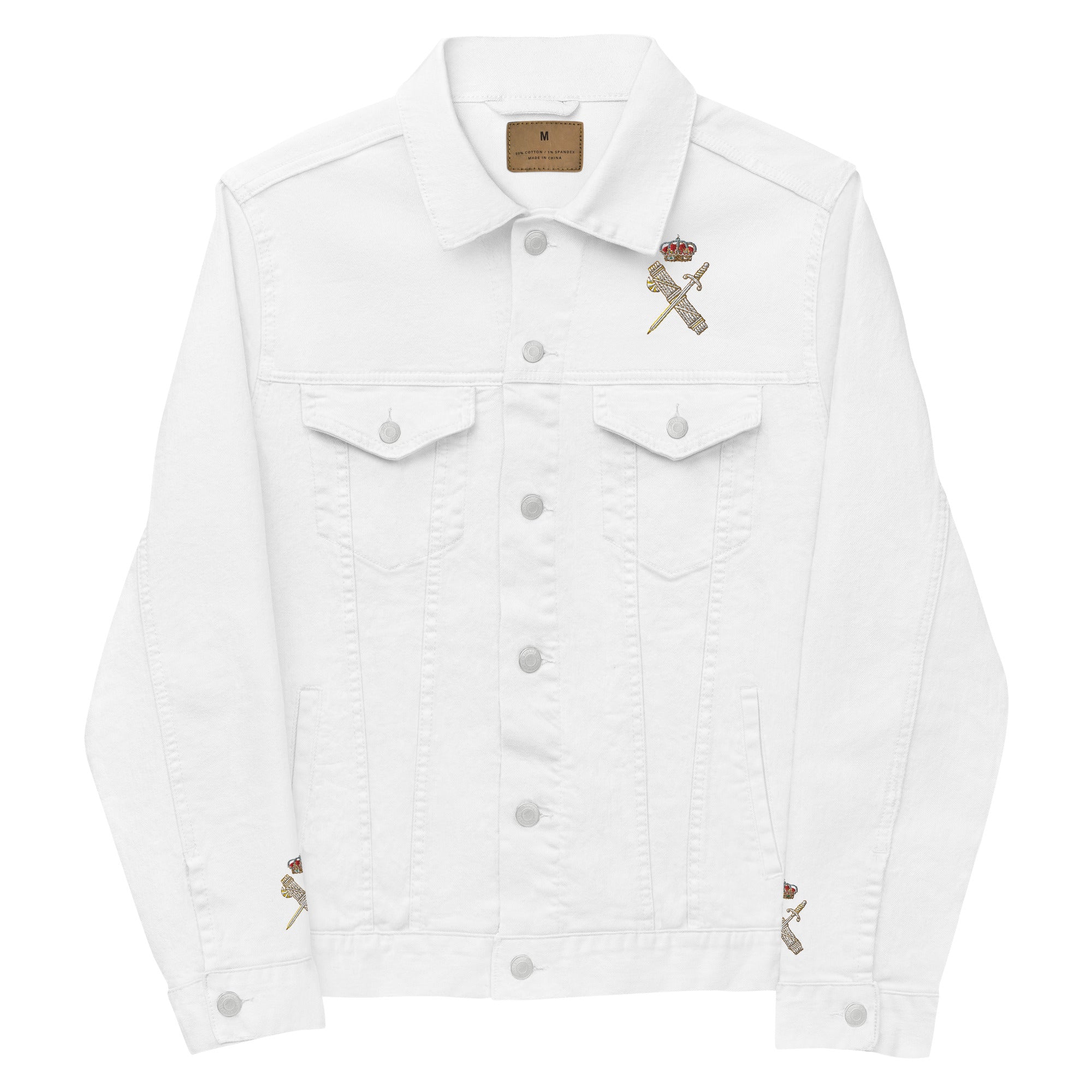 Chaqueta denim unisex El Honor es mi Divisa Guardia Civil - LaFlamencadeBorgoña