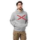 Sudadera Cruz de Borgoña oversize unisex - LaFlamencadeBorgoña