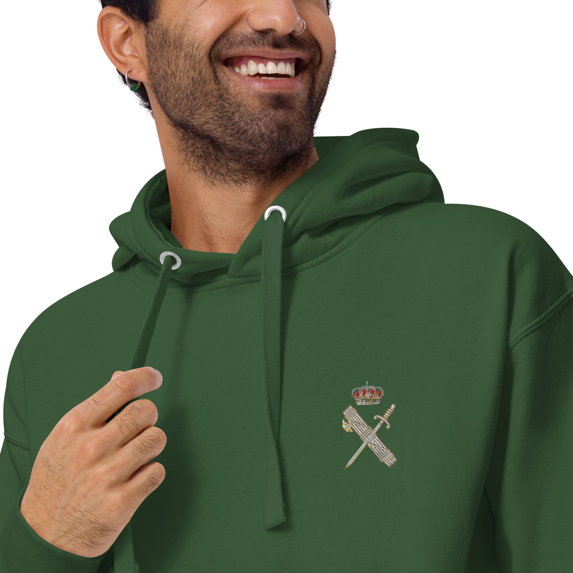 Comprar Sudadera Guardia Civil con capucha unisex (muchos colores) Bandera España La Flamenca de Borgoña Patricia Muñoz VOX