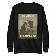 Comprar Sudadera "El gran reemplazo" Bandera España La Flamenca de Borgoña Patricia Muñoz VOX