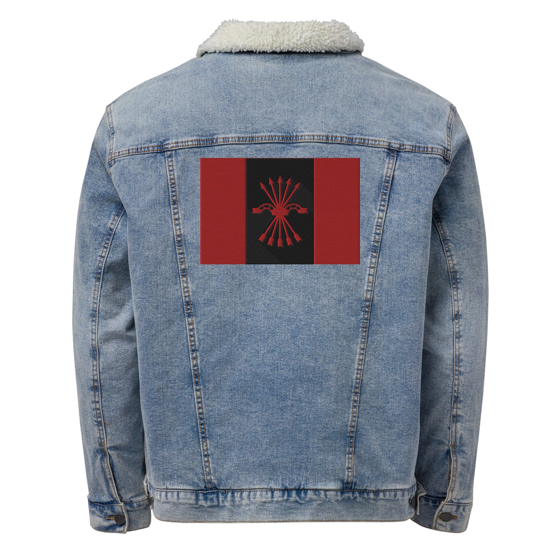 Chaqueta vaquera borreguillo unisex Falange Española - LaFlamencadeBorgoña
