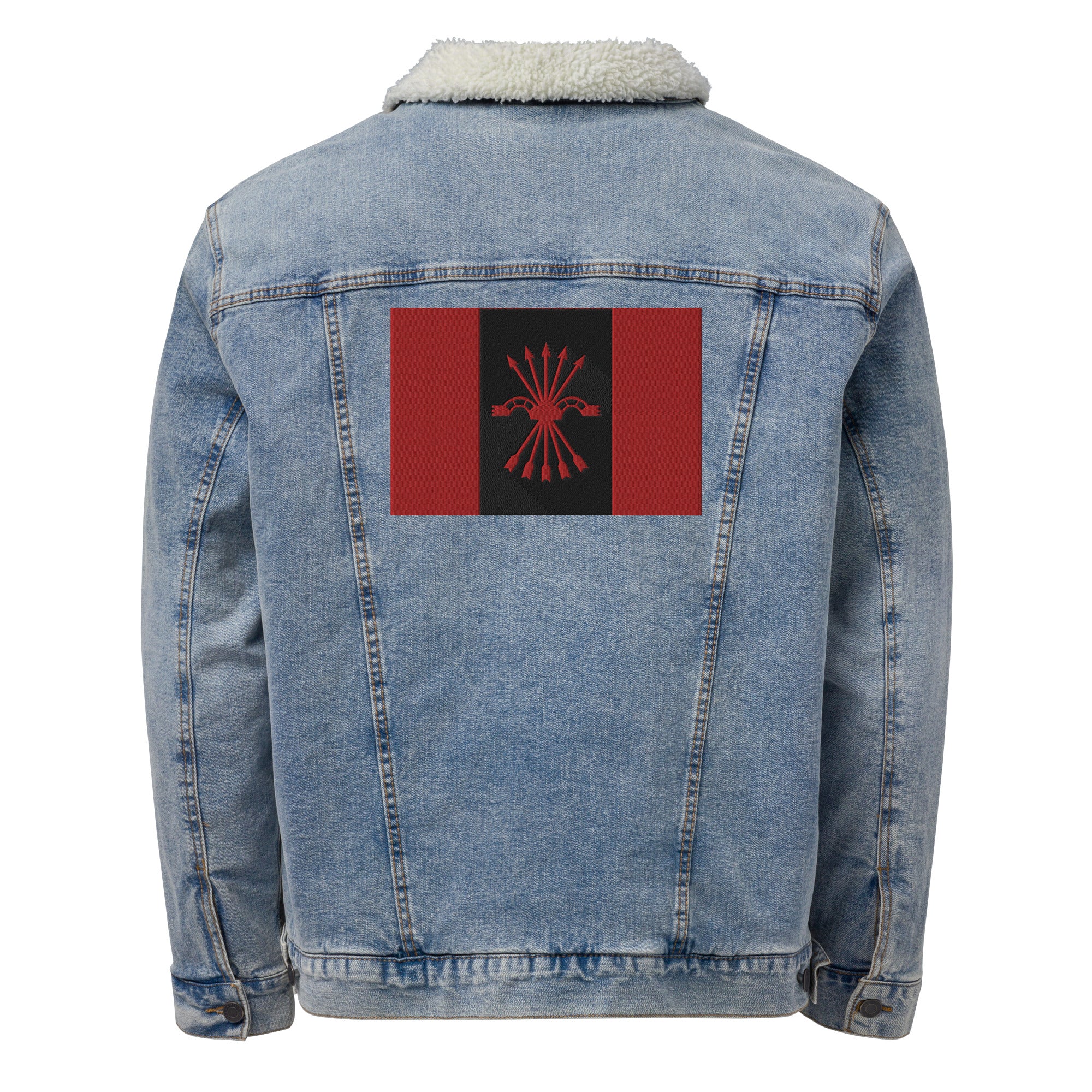 Chaqueta vaquera borreguillo unisex Falange Española - LaFlamencadeBorgoña