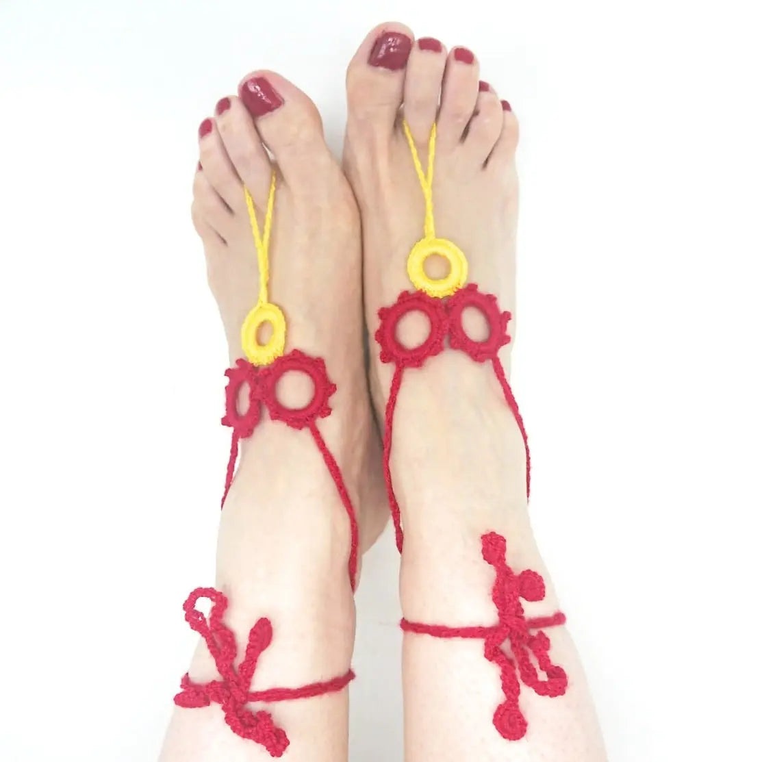 Comprar Adorno Bandera España para Pies Bandera España La Flamenca de Borgoña Patricia Muñoz VOX