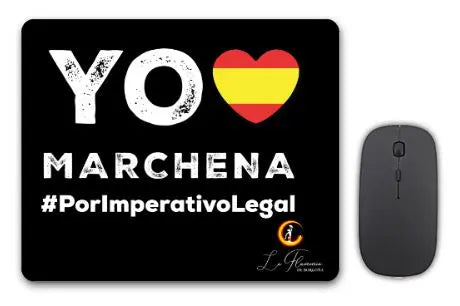 Comprar Alfombrilla de ratón Juez Marchena "Por Imperativo Legal" Bandera España La Flamenca de Borgoña Patricia Muñoz VOX