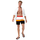 Comprar Bañador Bandera España rayas rojo y negro hombre Bandera España La Flamenca de Borgoña Patricia Muñoz VOX