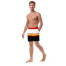 Comprar Bañador Bandera España rayas rojo y negro hombre Bandera España La Flamenca de Borgoña Patricia Muñoz VOX