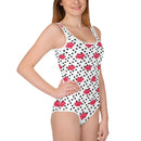 Comprar Bañador Besos niña adolescente Bandera España La Flamenca de Borgoña Patricia Muñoz VOX