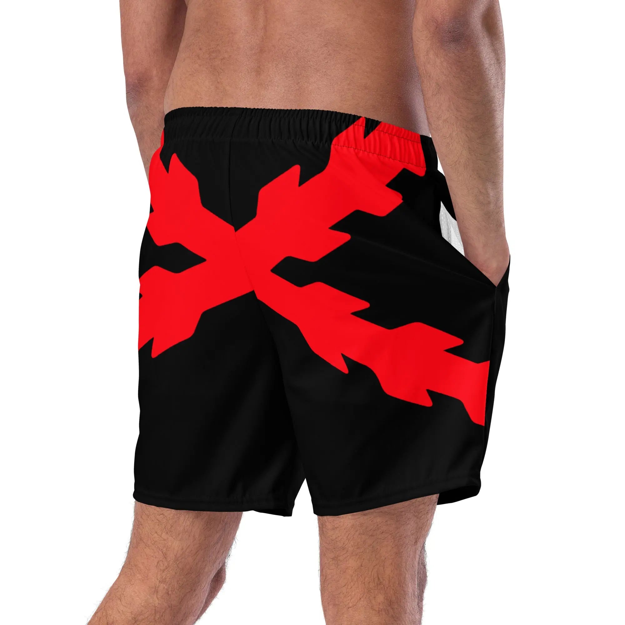 Comprar Bañador Cruz de Borgoña negro hombre Bandera España La Flamenca de Borgoña Patricia Muñoz VOX