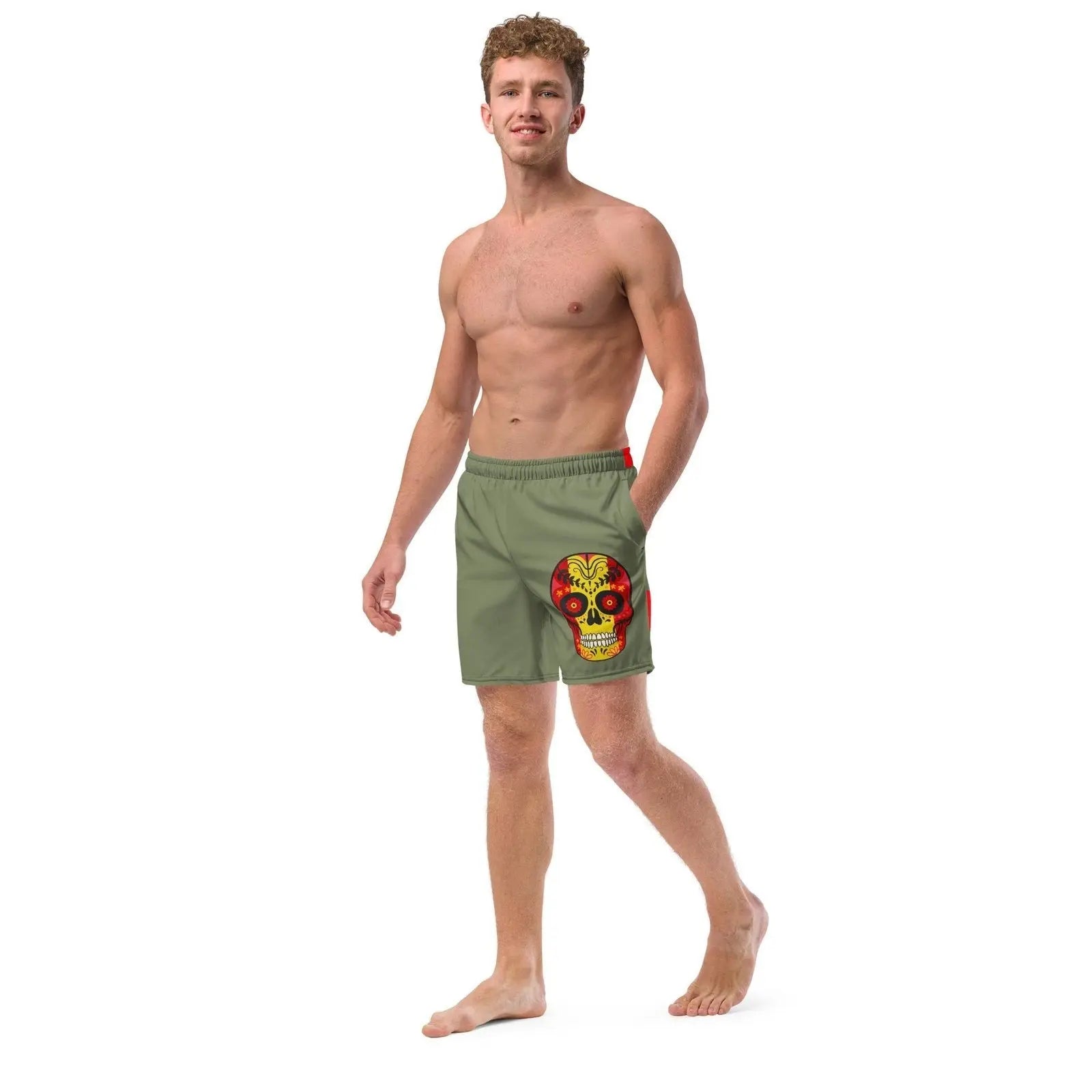 Comprar Bañador Cruz de Borgoña rojo hombre Bandera España La Flamenca de Borgoña Patricia Muñoz VOX