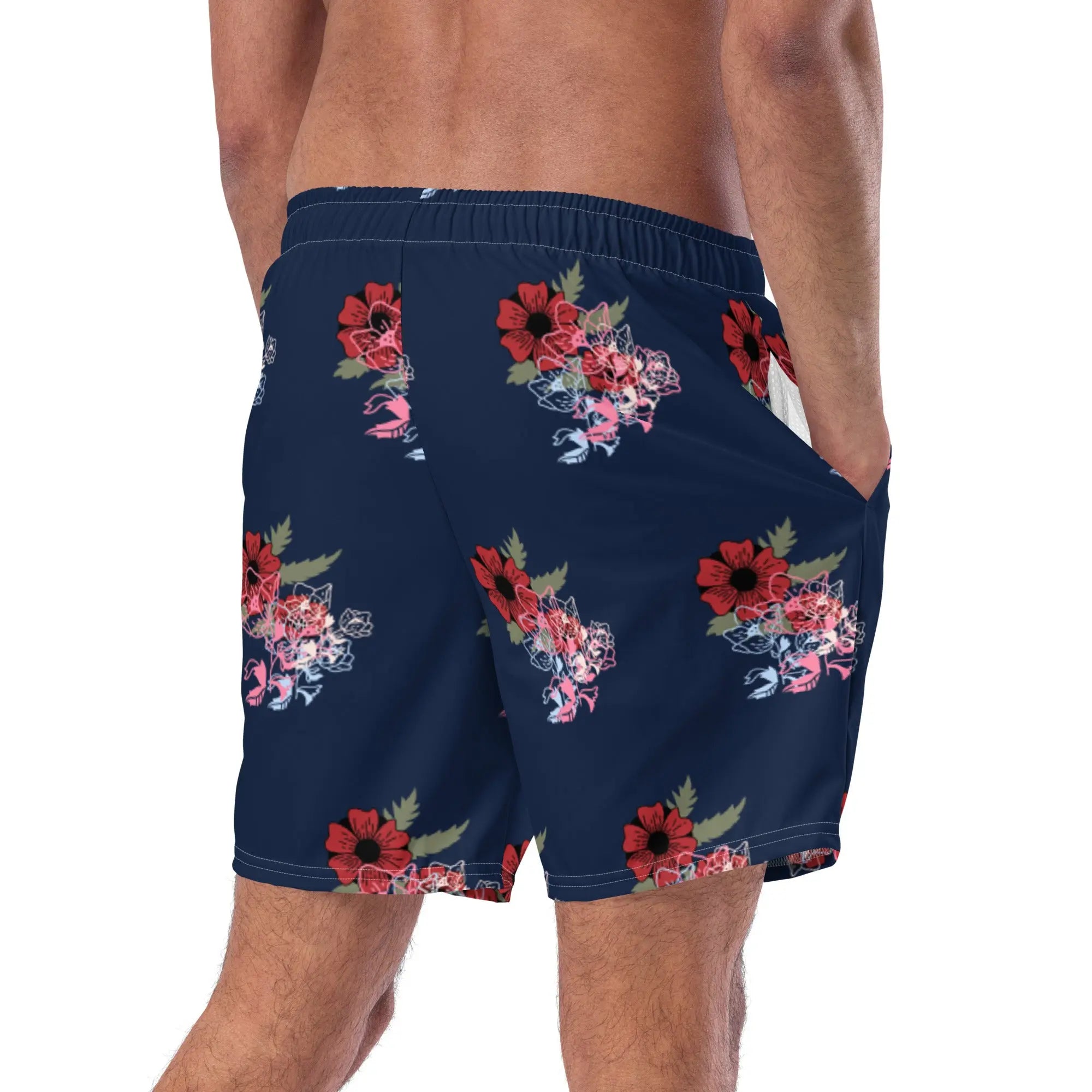 Comprar Bañador Floreado hombre Bandera España La Flamenca de Borgoña Patricia Muñoz VOX