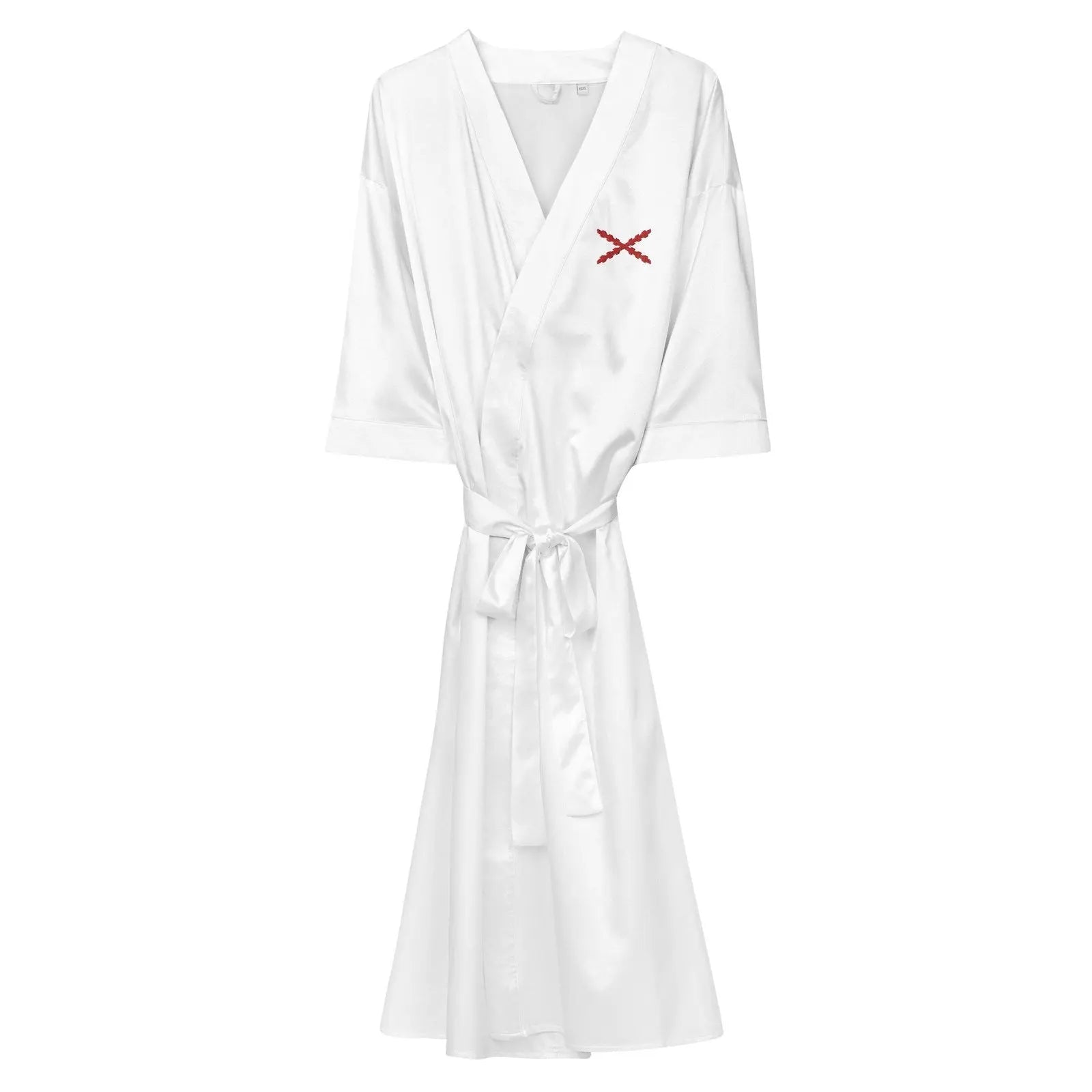 Comprar Bata de satén Cruz de Borgoña Bandera España La Flamenca de Borgoña Patricia Muñoz VOX