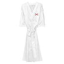 Comprar Bata de satén Cruz de Borgoña Bandera España La Flamenca de Borgoña Patricia Muñoz VOX