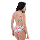 Comprar Bikini Besos talle alto Mujer Bandera España La Flamenca de Borgoña Patricia Muñoz VOX