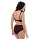 Bikini Cruz de Borgoña mosaico negro talle alto La Flamenca de Borgoña Patricia Muñoz VOX