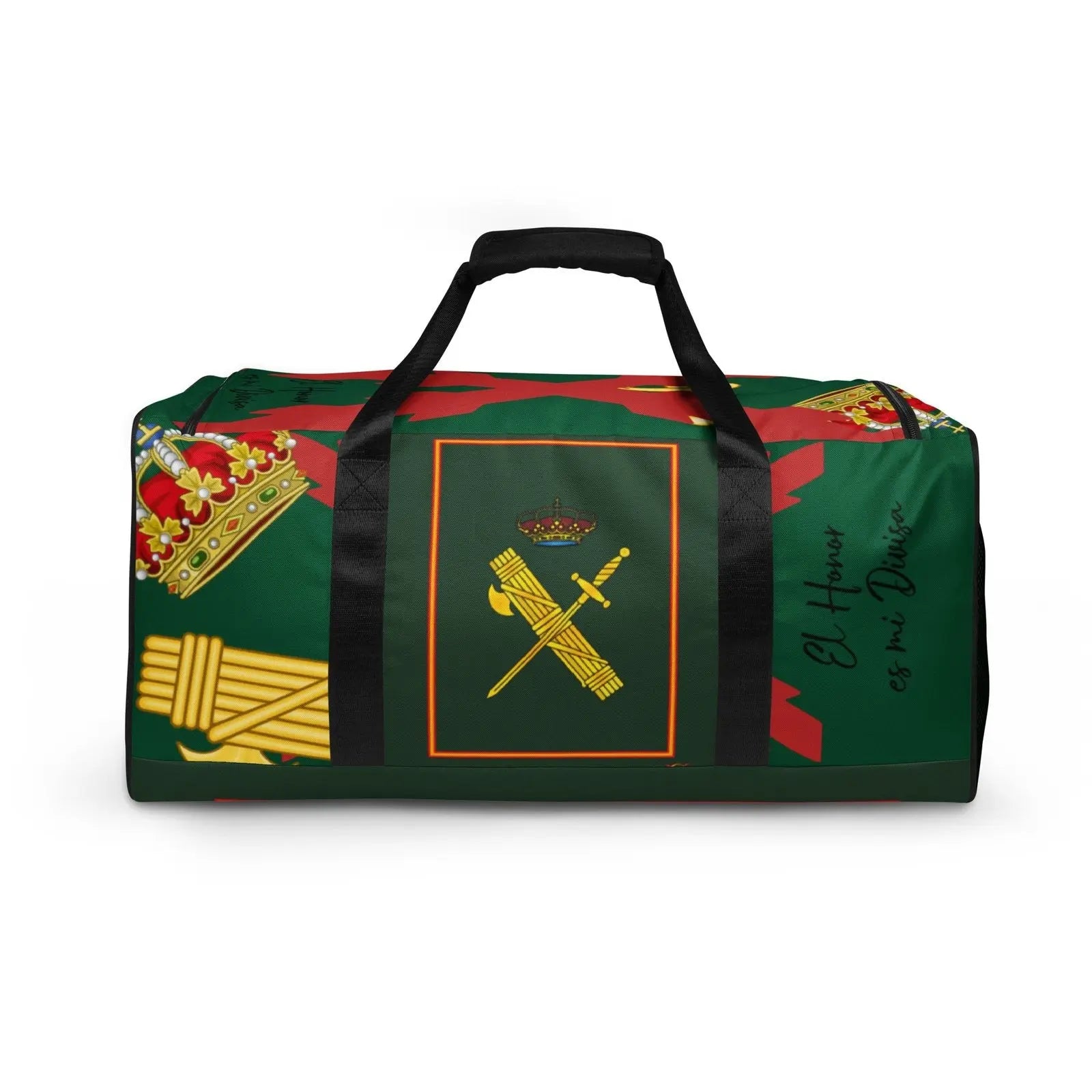 Comprar Bolsa de deporte Guardia Civil "El honor es mi divisa" Bandera España La Flamenca de Borgoña Patricia Muñoz VOX