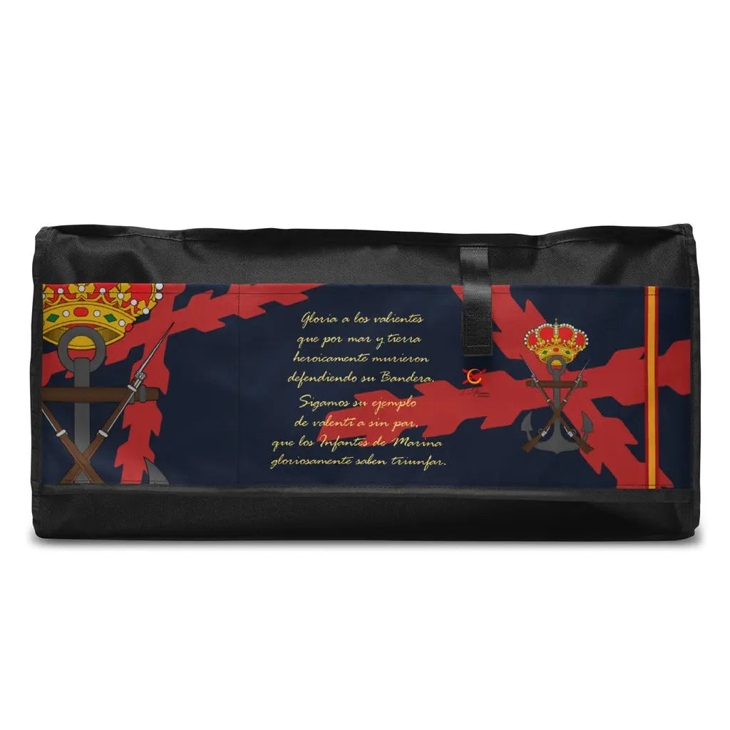 Comprar Bolsa de deporte Infantería de Marina Bandera España La Flamenca de Borgoña Patricia Muñoz VOX