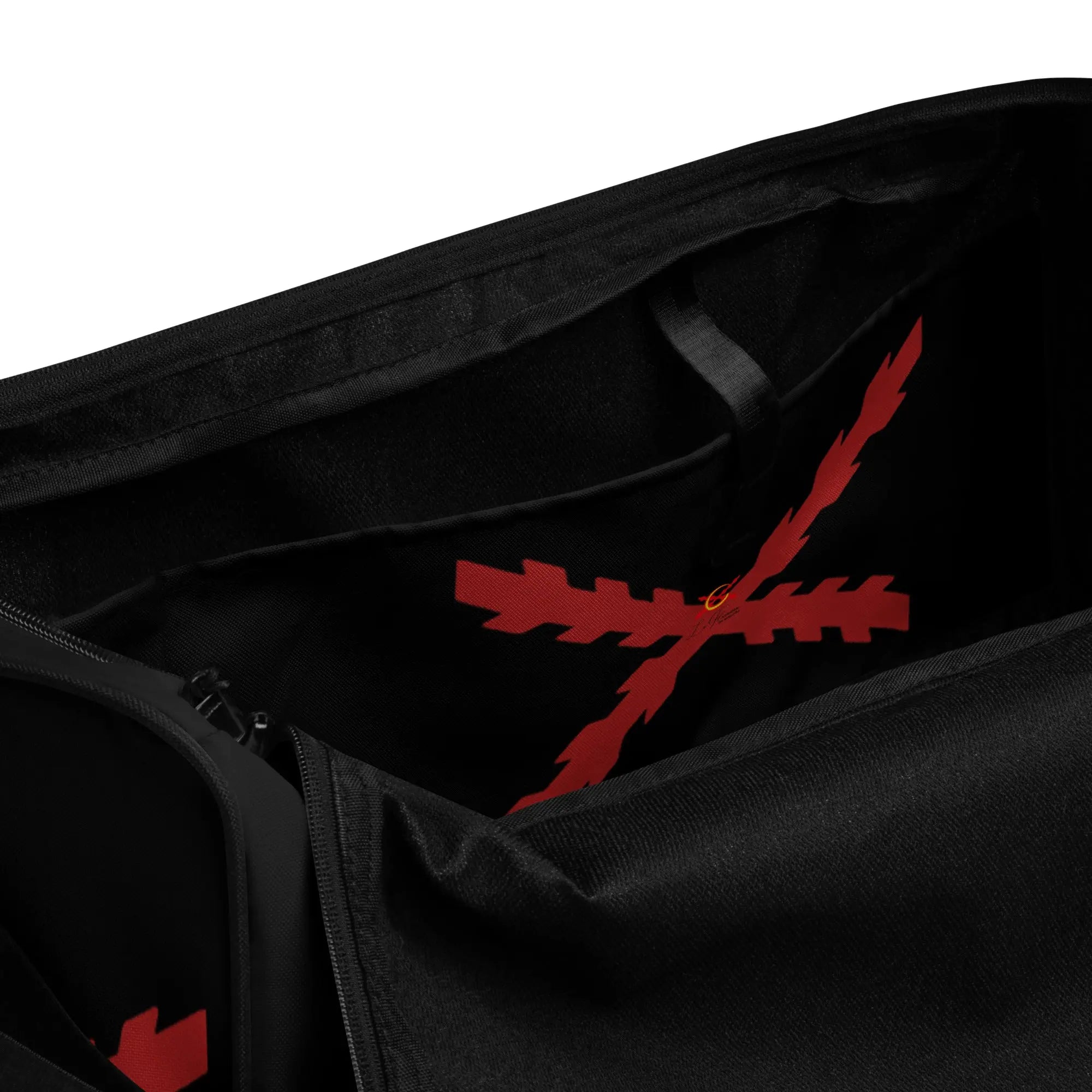 Comprar Bolsa de deporte negra Cruz de Borgoña Bandera España La Flamenca de Borgoña Patricia Muñoz VOX