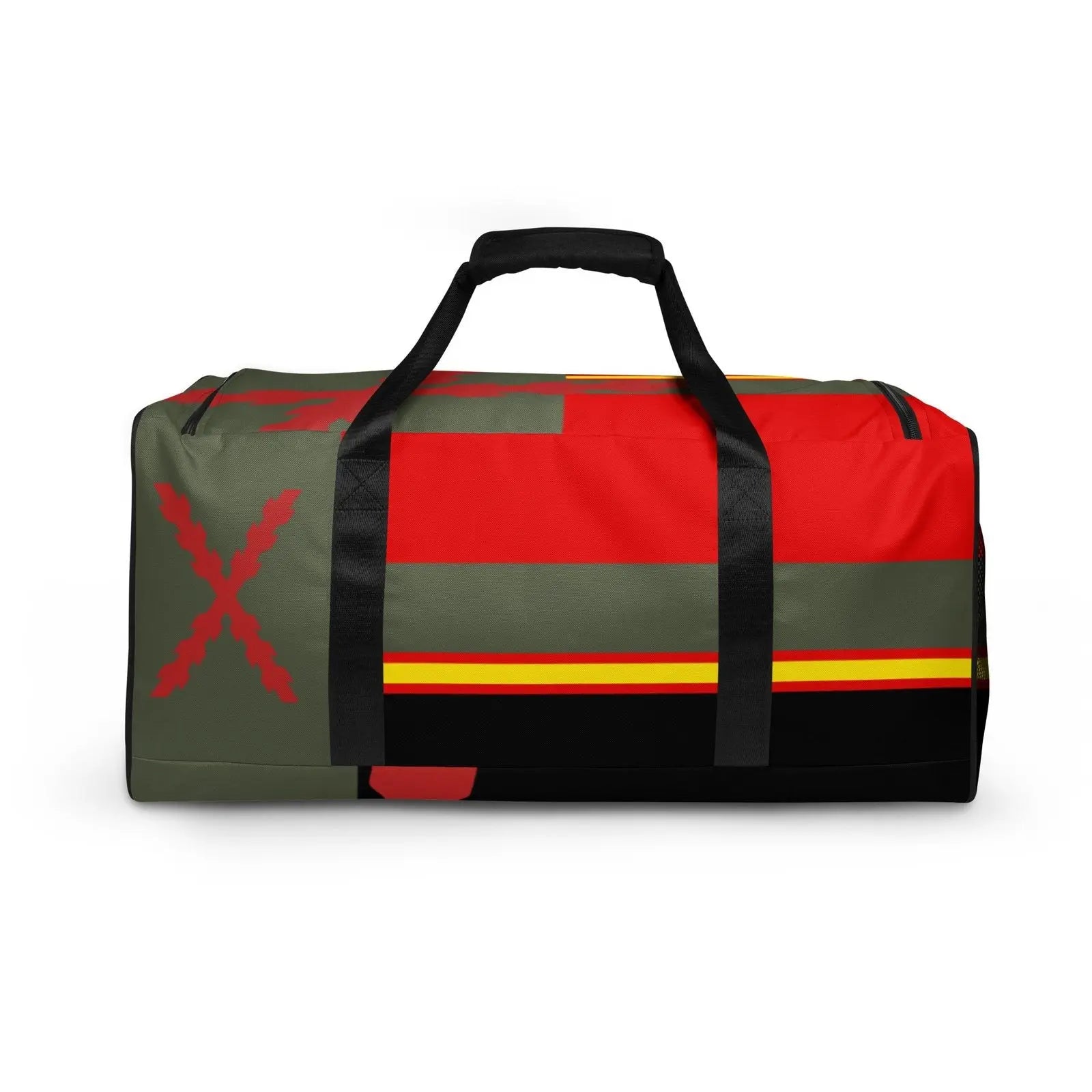 Comprar Bolsa de deporte verde Cruz de Borgoña y Bandera de España Bandera España La Flamenca de Borgoña Patricia Muñoz VOX