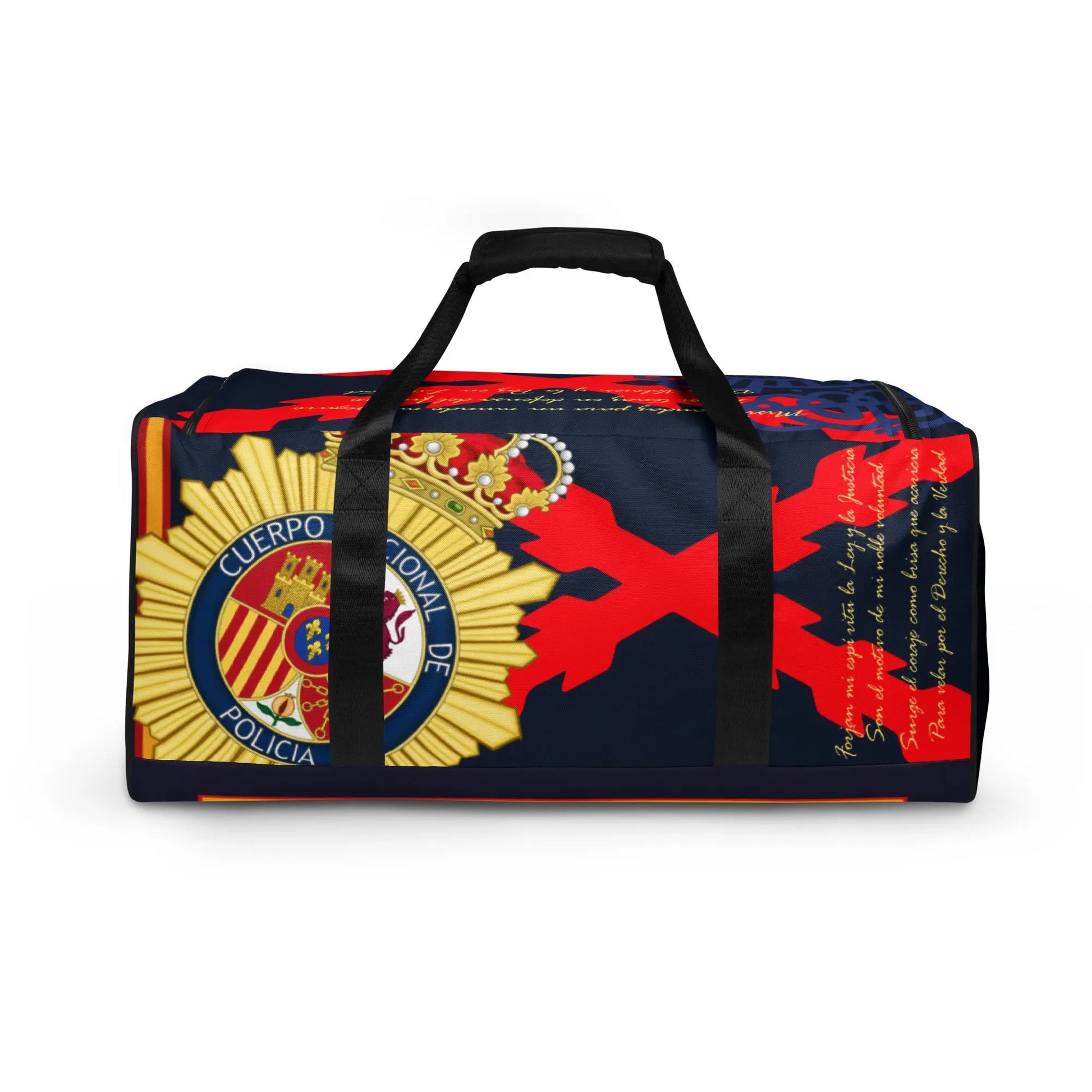 Comprar Bolsa de viaje Policía Nacional Bandera España La Flamenca de Borgoña Patricia Muñoz VOX