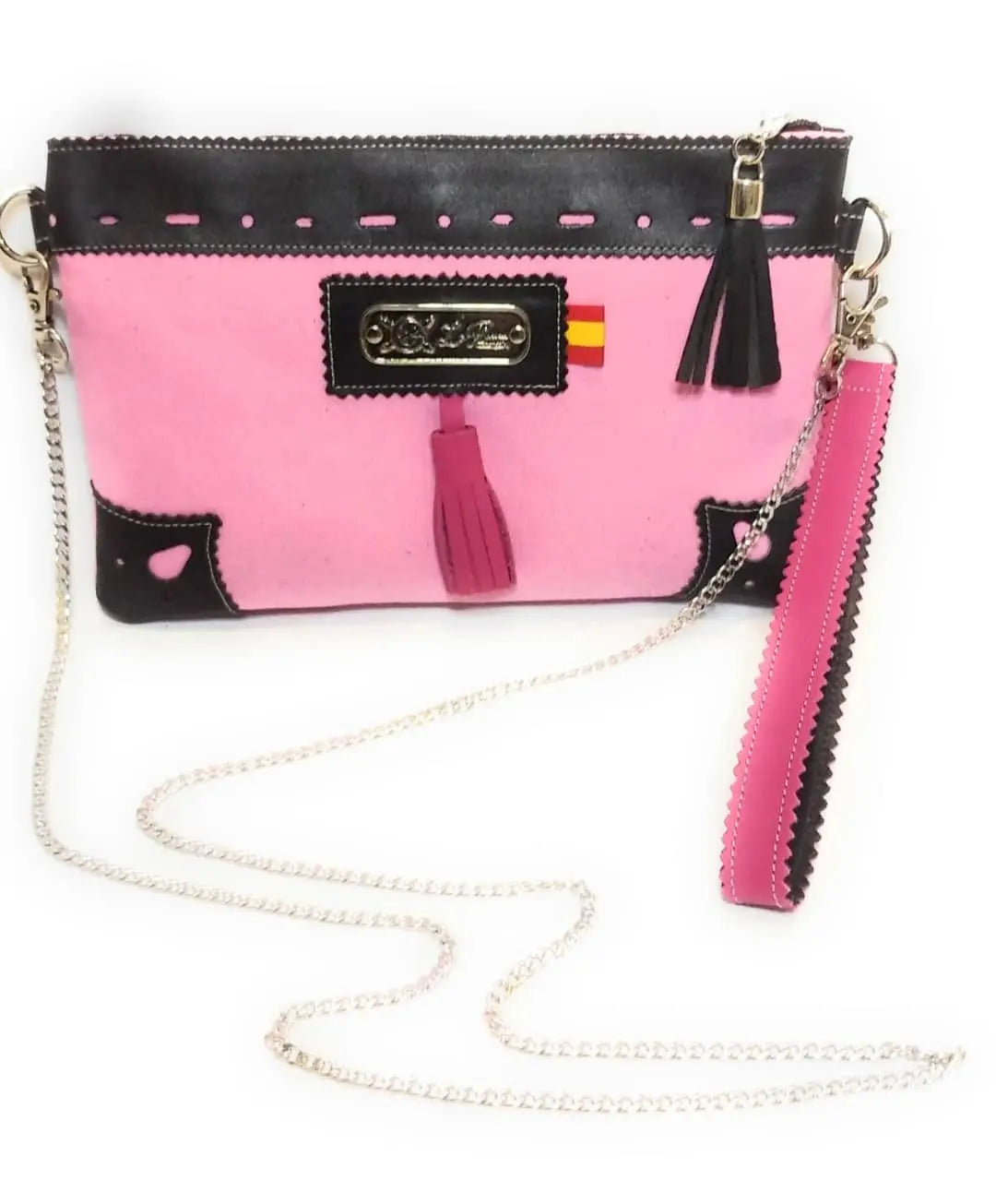 Comprar Bolso Bandera España Rosa Bandera España La Flamenca de Borgoña Patricia Muñoz VOX