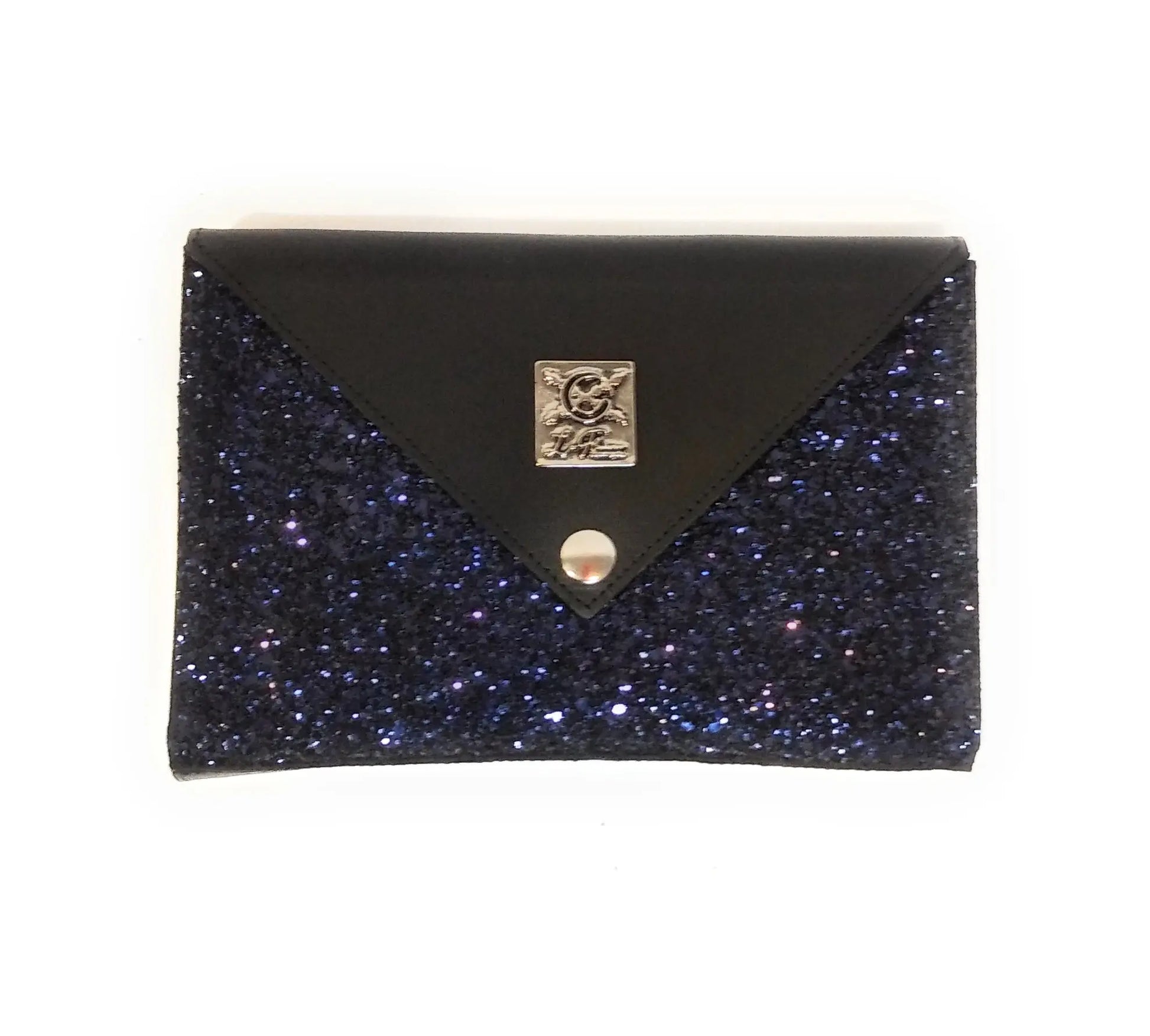 Comprar Bolso Brillo Azul TRIPLE posición Bandera España La Flamenca de Borgoña Patricia Muñoz VOX