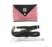 Comprar Bolso Brillo Rosa TRIPLE posición Bandera España La Flamenca de Borgoña Patricia Muñoz VOX