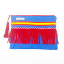 Comprar Bolso mano flamenco azul y rojo Bandera España La Flamenca de Borgoña Patricia Muñoz VOX