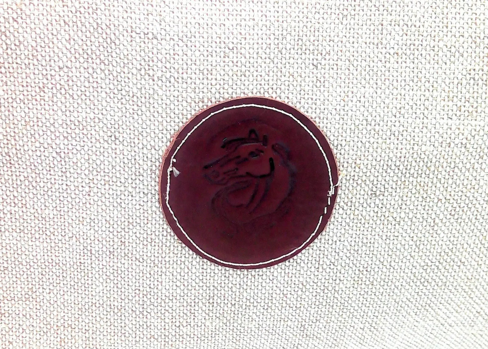 Comprar Bolso neceser Caballo piqué Bandera España La Flamenca de Borgoña Patricia Muñoz VOX