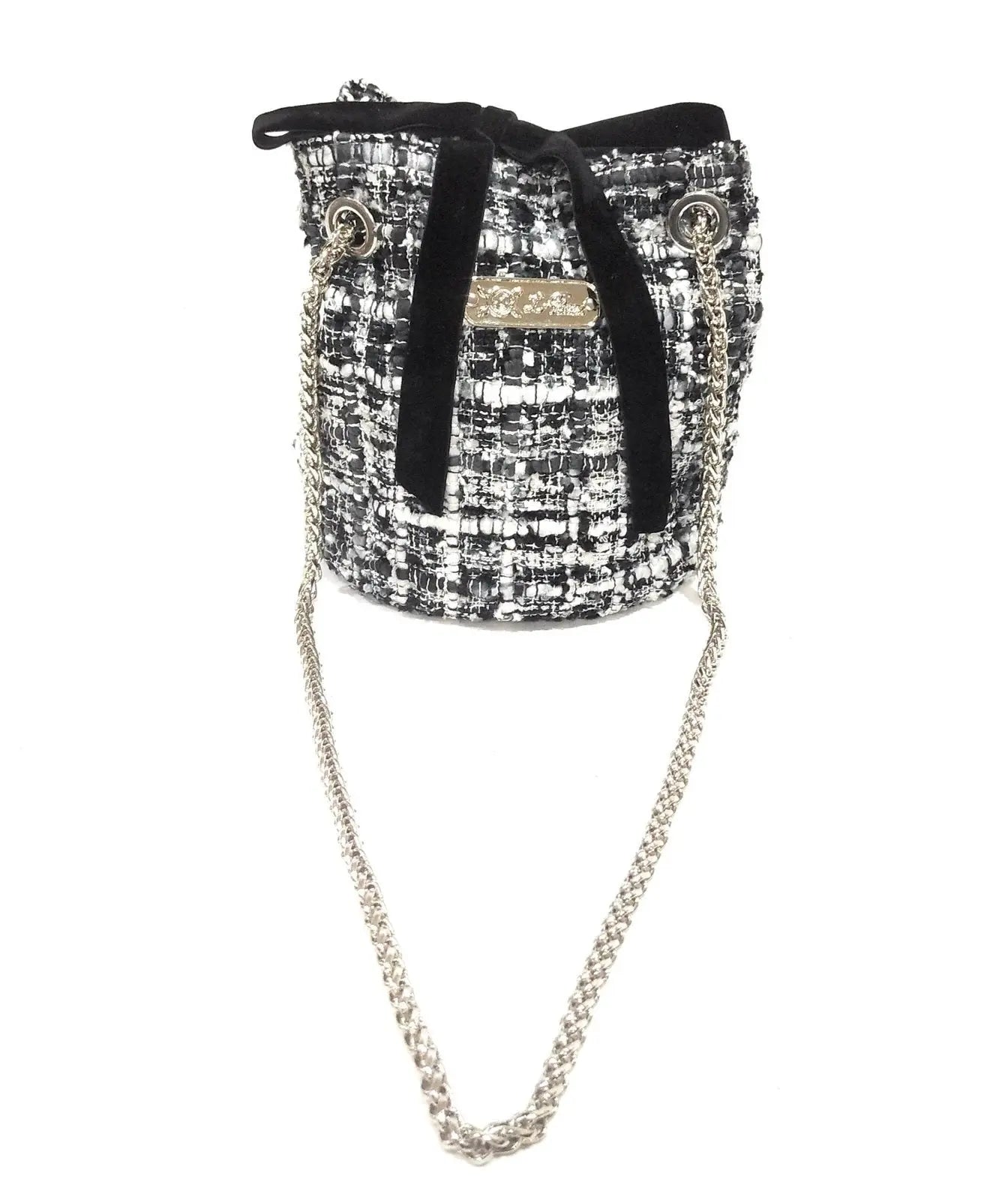 Comprar Bolso saco bombonera Channel "NYC" Bandera España La Flamenca de Borgoña Patricia Muñoz VOX