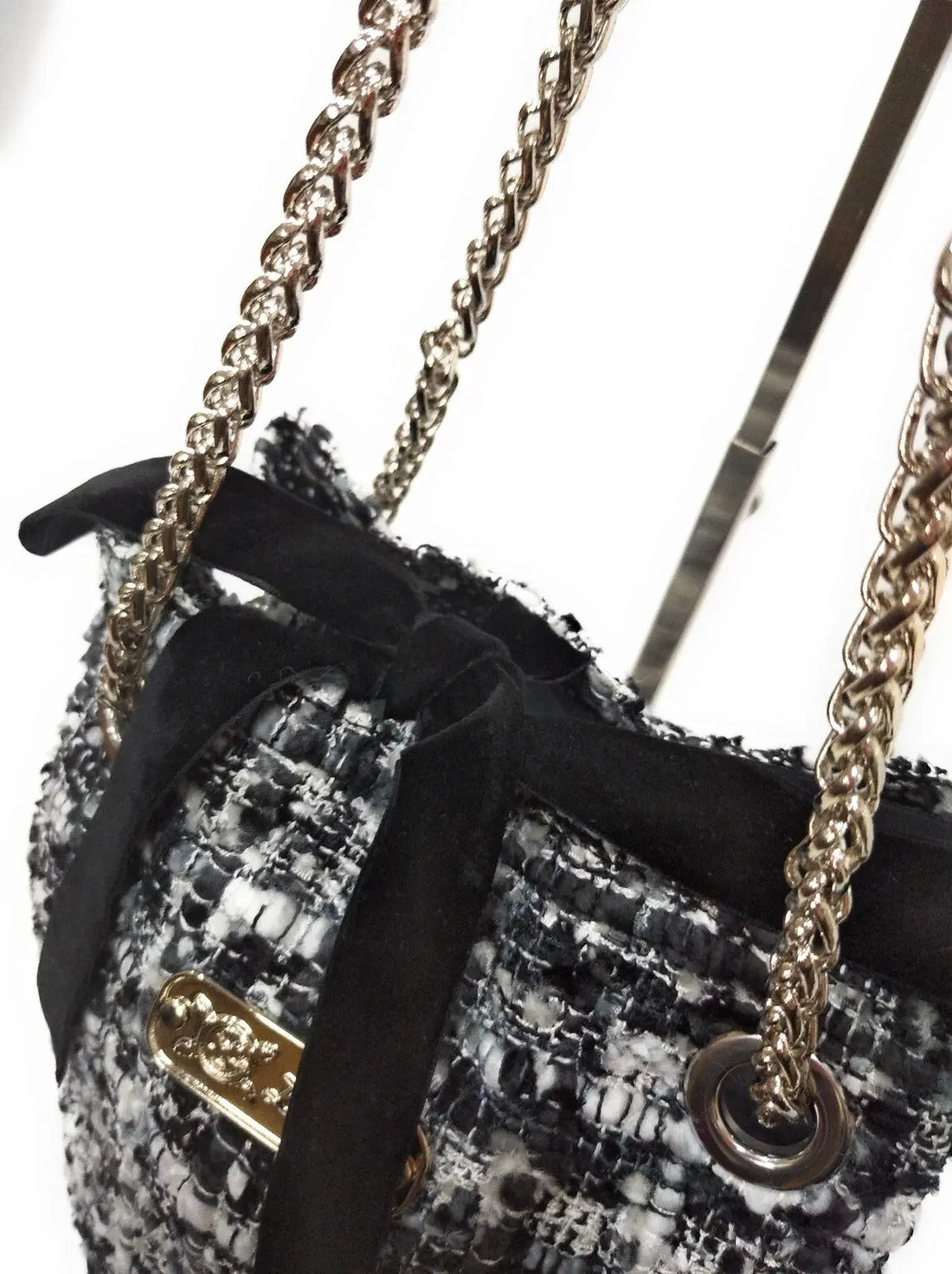 Bolso chanel tela saco clearance