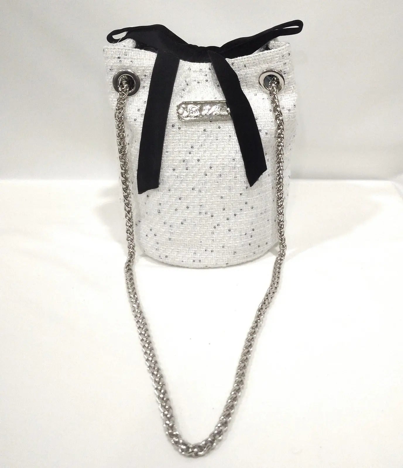 Comprar Bolso saco bombonera Channel "París" Bandera España La Flamenca de Borgoña Patricia Muñoz VOX