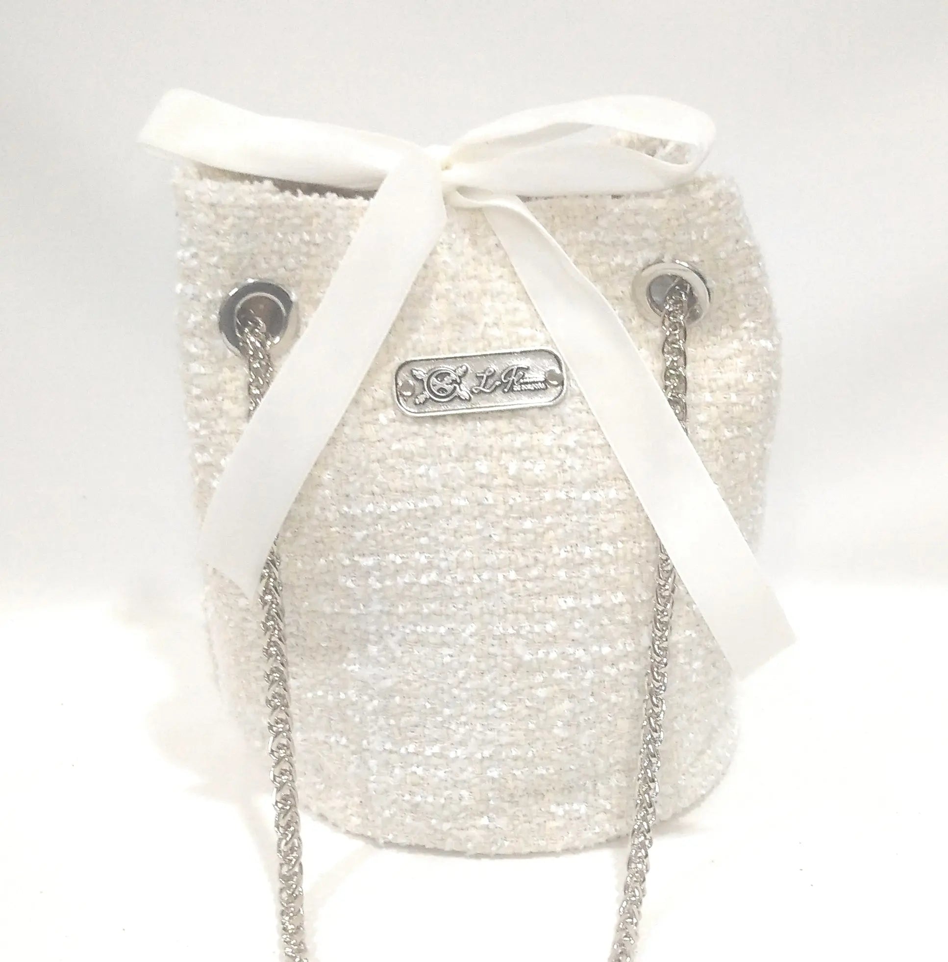 Comprar Bolso saco bombonera Channel borreguito "Moscú" Bandera España La Flamenca de Borgoña Patricia Muñoz VOX