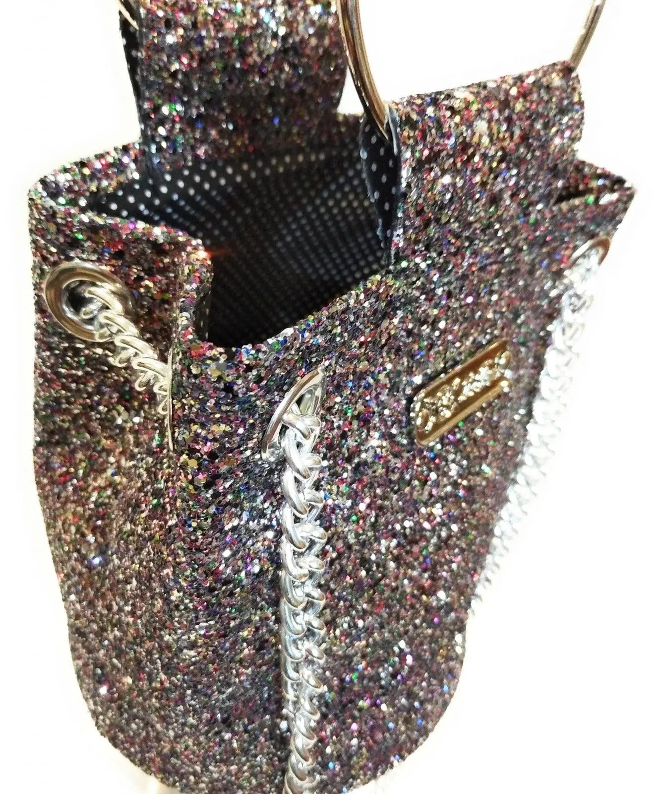 Comprar Bolso saco bombonera DIAMANTE Bandera España La Flamenca de Borgoña Patricia Muñoz VOX