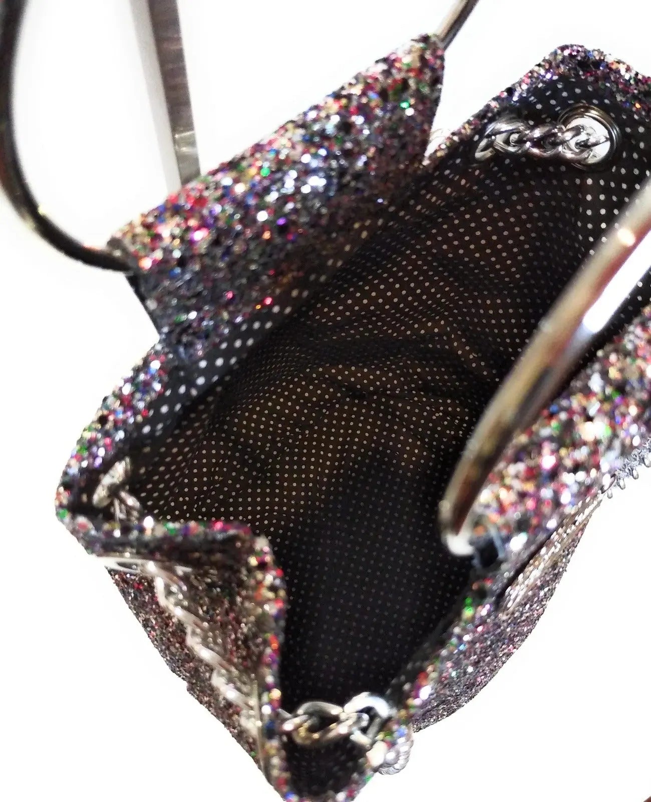 Comprar Bolso saco bombonera DIAMANTE Bandera España La Flamenca de Borgoña Patricia Muñoz VOX