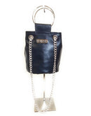 Comprar Bolso saco bombonera PIEL MARINO Bandera España La Flamenca de Borgoña Patricia Muñoz VOX