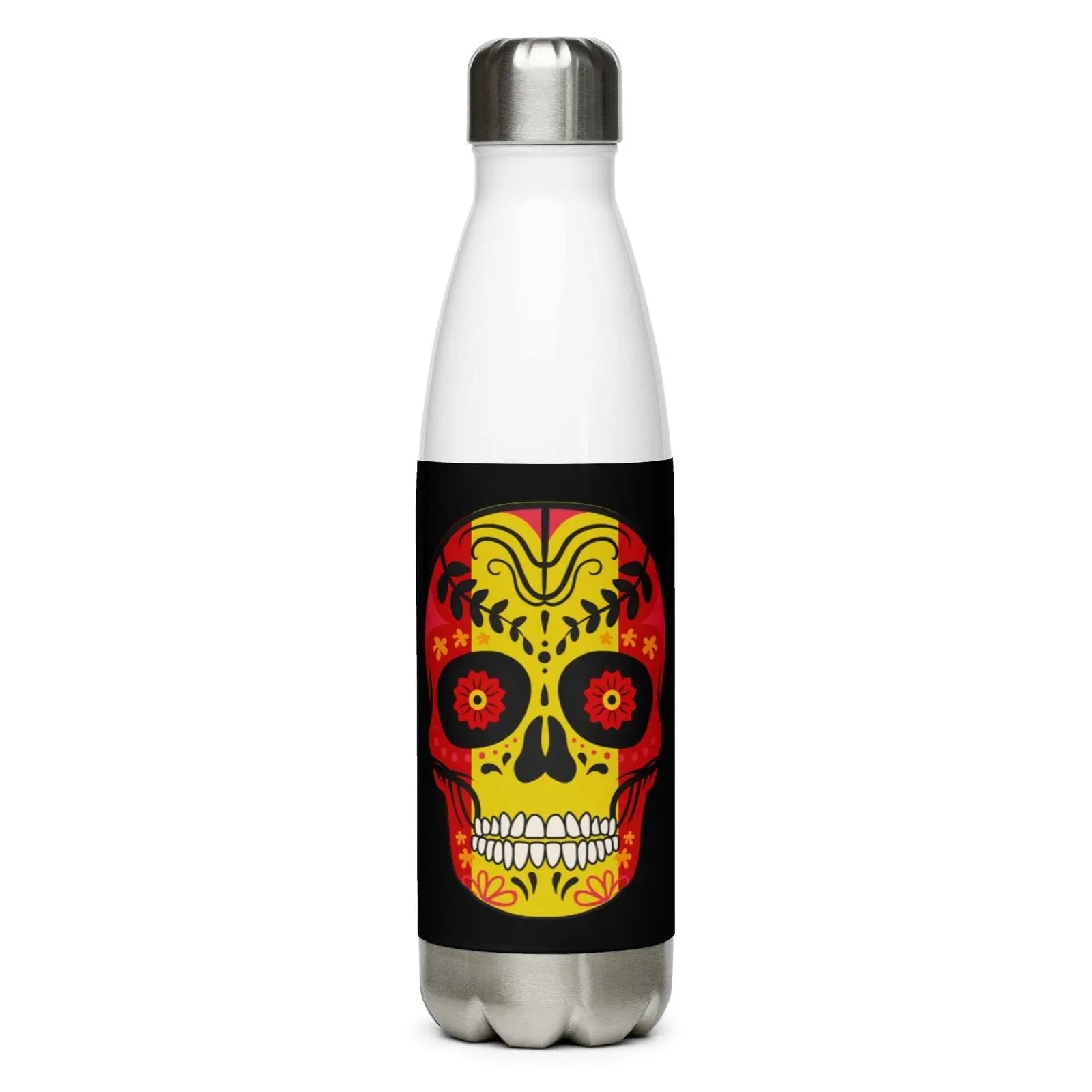 Comprar Botella acero inoxidable Calavera España Bandera España La Flamenca de Borgoña Patricia Muñoz VOX