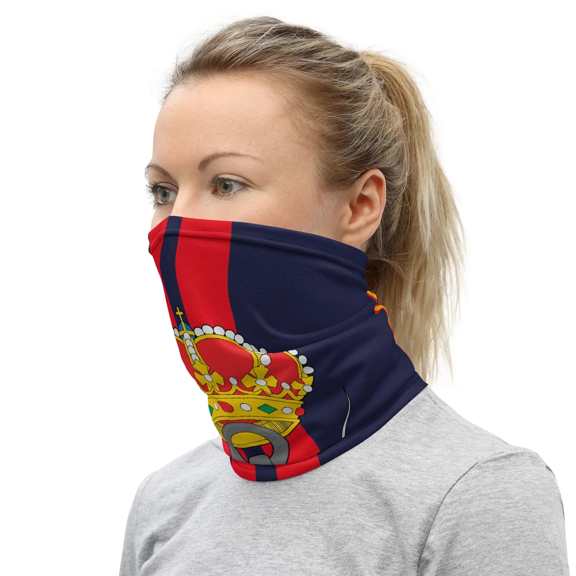 Comprar Braga de cuello Infantería de Marina Bandera España La Flamenca de Borgoña Patricia Muñoz VOX