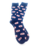 Comprar Calcetines Cruz de Borgoña azul marino Bandera España La Flamenca de Borgoña Patricia Muñoz VOX