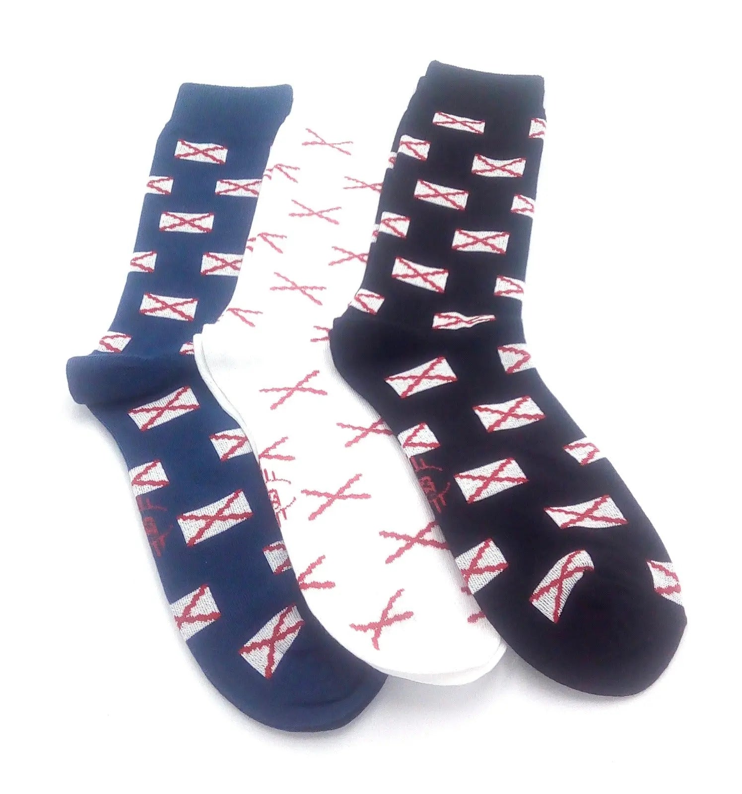 Comprar Calcetines Cruz de Borgoña azul marino - talla única Bandera España La Flamenca de Borgoña Patricia Muñoz VOX