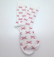 Comprar Calcetines Cruz de Borgoña blanco - talla única Bandera España La Flamenca de Borgoña Patricia Muñoz VOX