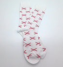 Comprar Calcetines Cruz de Borgoña blanco - talla única Bandera España La Flamenca de Borgoña Patricia Muñoz VOX