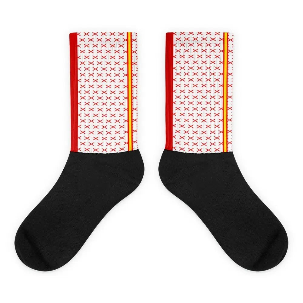 Comprar Calcetines Cruz de Borgoña y bandera España Bandera España La Flamenca de Borgoña Patricia Muñoz VOX