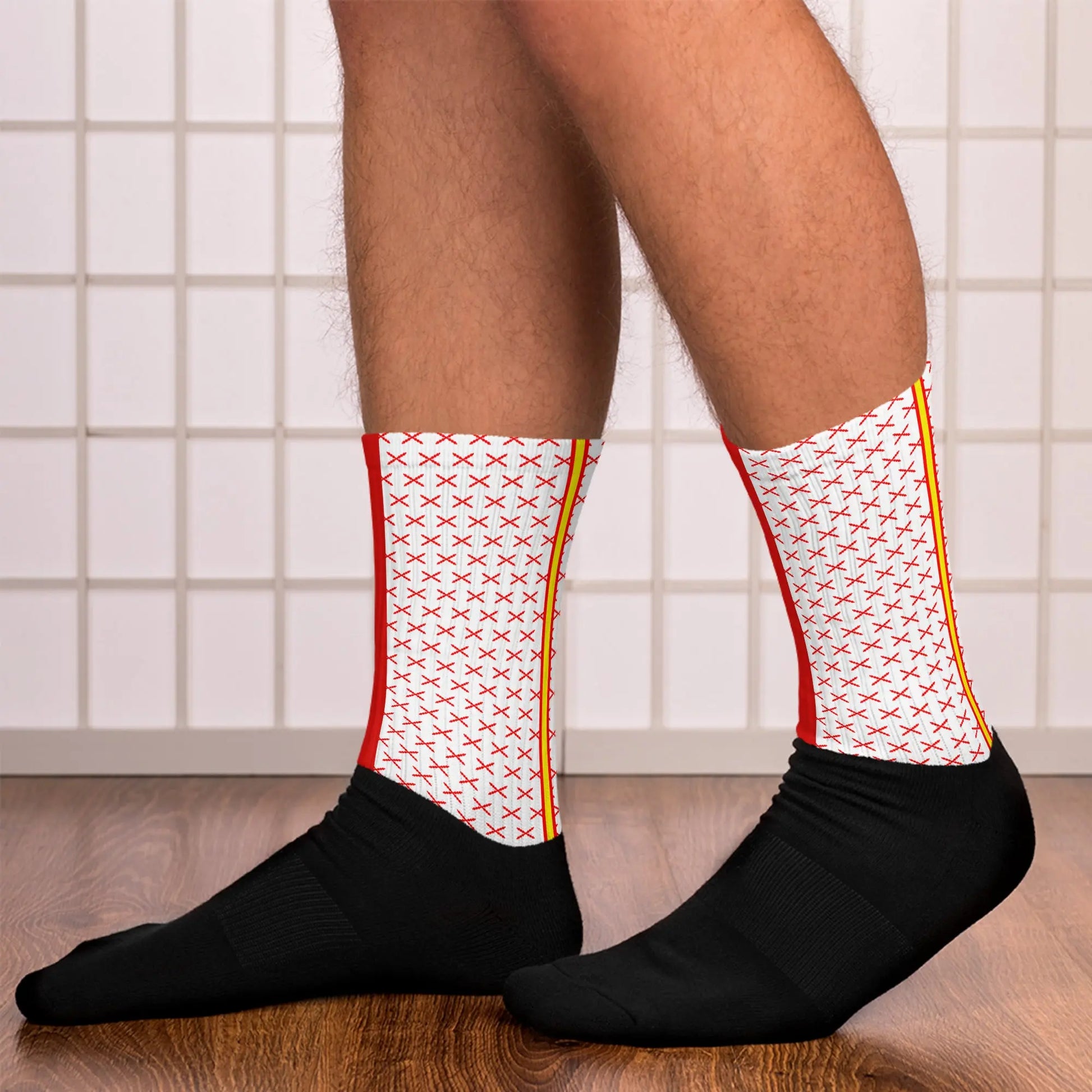 Comprar Calcetines Cruz de Borgoña y bandera España Bandera España La Flamenca de Borgoña Patricia Muñoz VOX