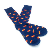 Comprar Calcetines bandera España azul marino Bandera España La Flamenca de Borgoña Patricia Muñoz VOX