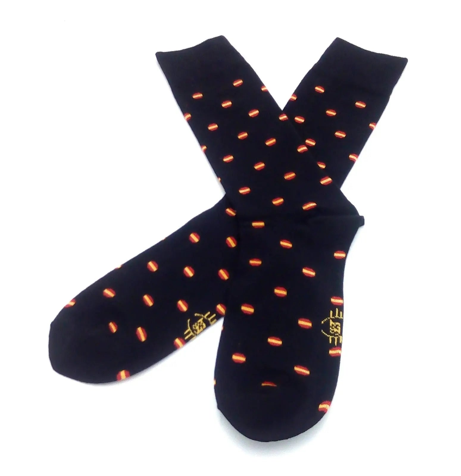 Comprar Calcetines bandera España redonda Negro Bandera España La Flamenca de Borgoña Patricia Muñoz VOX